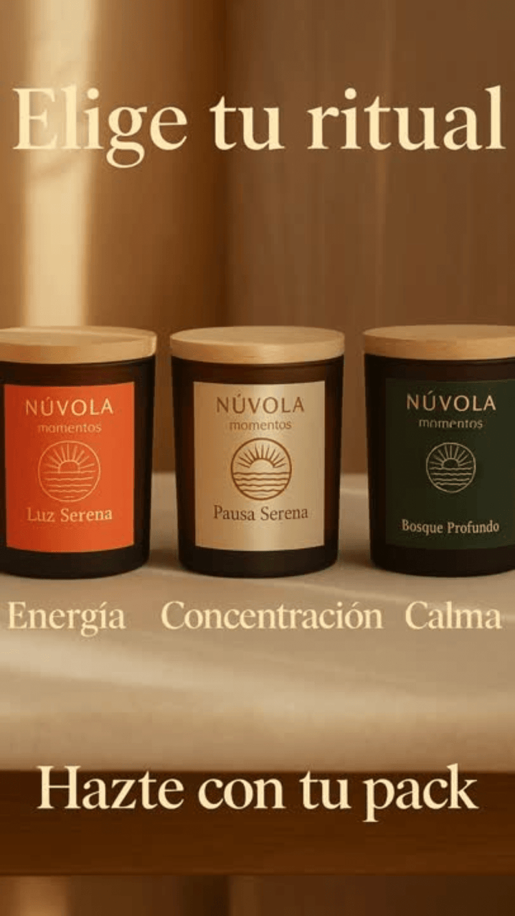 packs velas de aromaterapia - Nuvola Momentos
