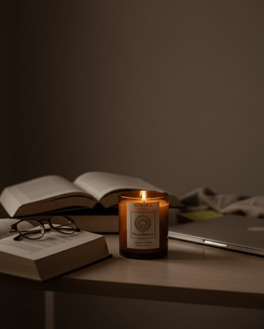 Pausa Serena – Vela para estudiar, crear y reconectar - Nuvola Momentos