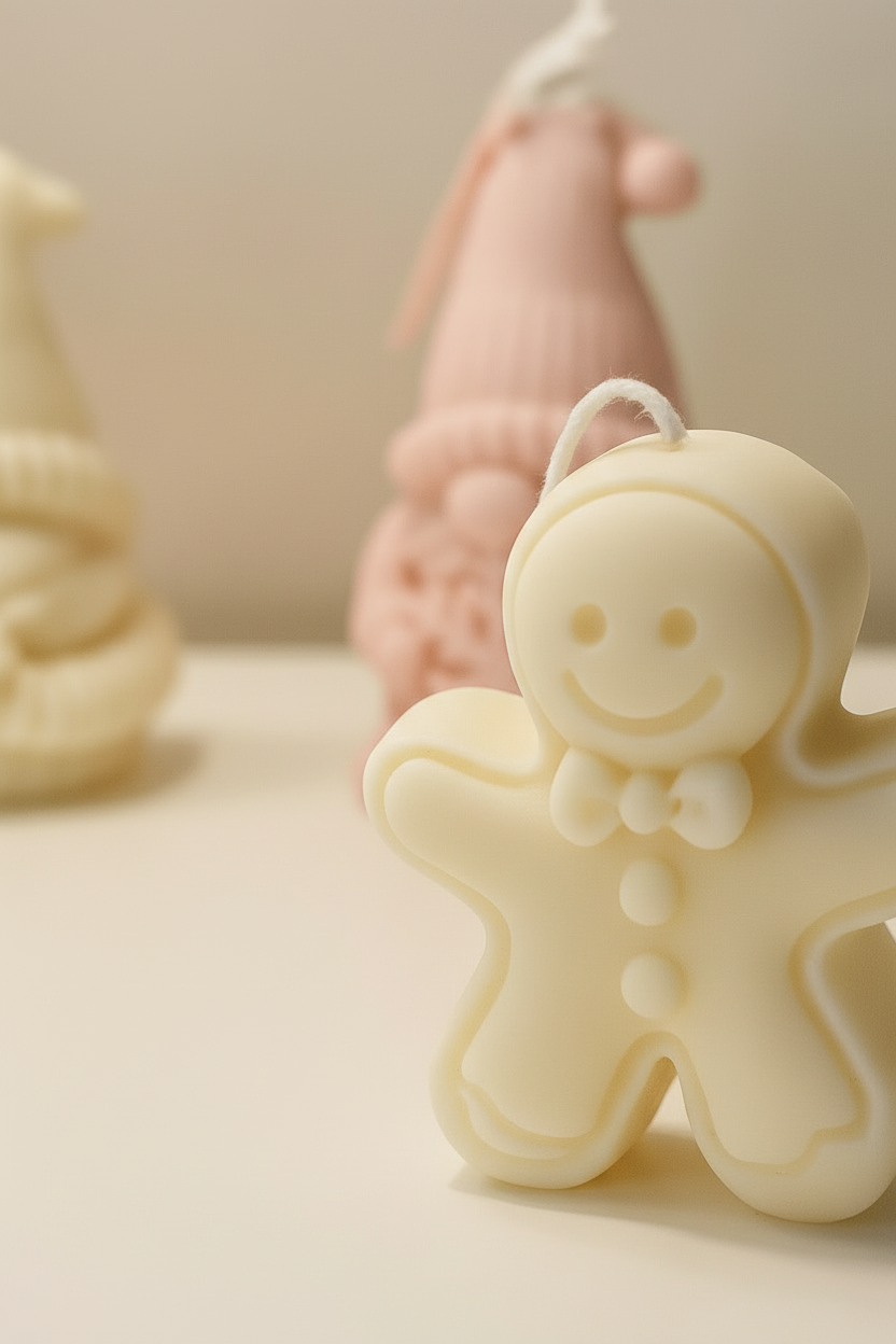 Vela jengibre detalle